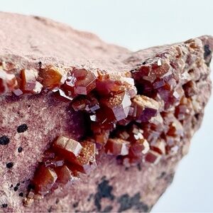 Vanadinite Matrix Specimens Druzy Red from Morocco​